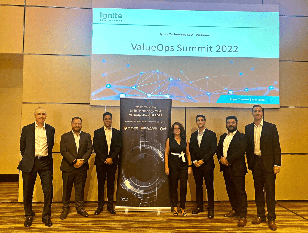 Ignite Technology ValueOps Summit MEA sponsored by SER Group and MBCOM