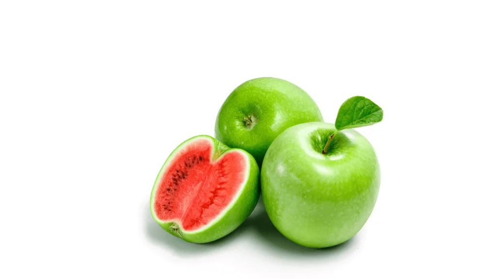 apple with a watermelon inside