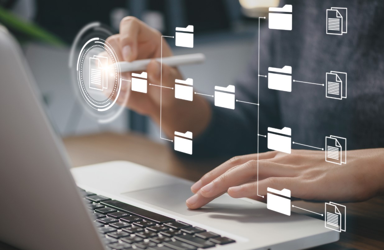 content management system illustration for enterprises